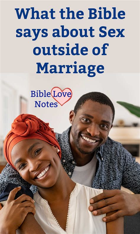 Bible Love Notes: Sex Outside of Marriage - What Scripture Says