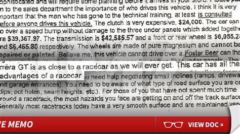 Paul Walker Death Car -- Porsche Issued Warning ... Don't Put This ...