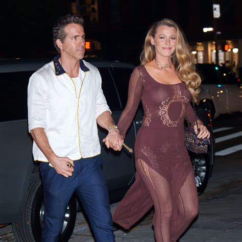 Blake Lively Debuts Sheer Dress During Double Date…