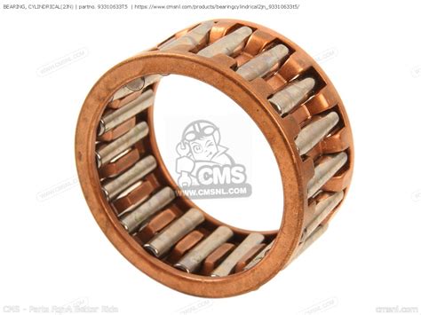 93310633T5: Bearing, Cylindrical(2jn) Yamaha - buy the 93310-633T5 at CMSNL