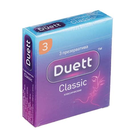 Купить 360-142 ПРЕЗЕРВАТИВЫ DUETT CLASSIC №3 за 66