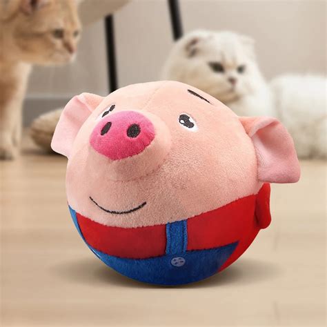 Автоматические прыгающие плюшевые игрушки из сплава для собак | AliExpress