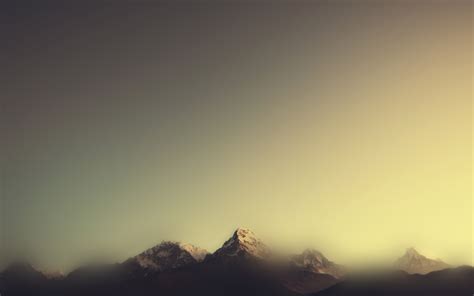 wallpaper for desktop, laptop | ml07-mountain-blur-minimal-nature