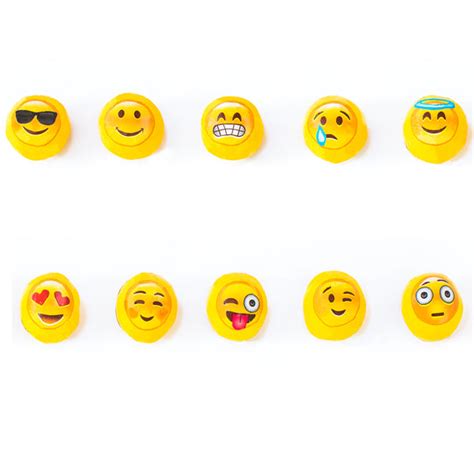 Milk Chocolate Foiled Emojis | Edelweiss Chocolates