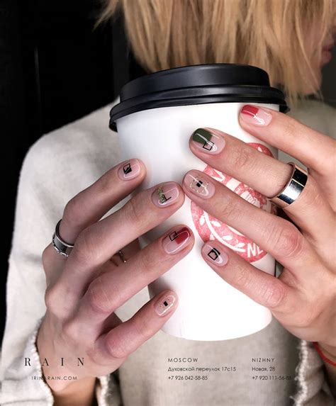 Pin by Love on Маникюр | Minimal nails art, Nail manicure, Manicure