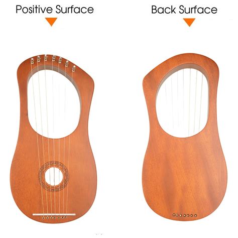 Harpa de lira, instrumento de lira de 7 cordas, instrumento musical de ...