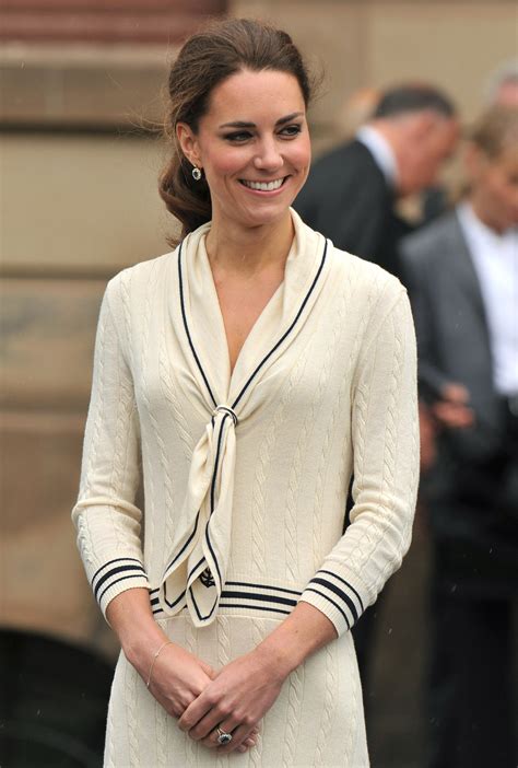 Kate Middleton wore a design by Sarah Burton for Alexander McQueen on ...