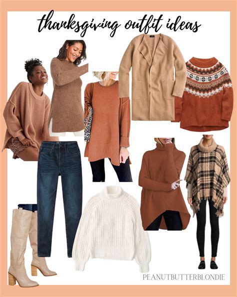 Thanksgiving Outfit Ideas — PEANUT BUTTER BLONDIE