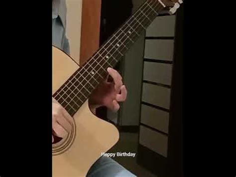 Happy Birthday (на гитаре) - YouTube