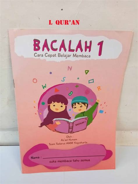 bacalah  buku bacalah jilid  anak  cepat belajar membaca