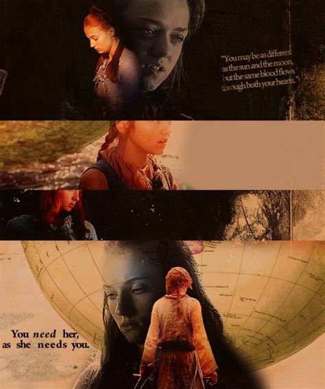 Arya and Sansa Stark - Sansa and Arya Stark Fan Art (25157226) - Fanpop