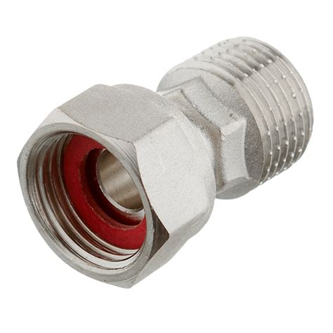 Полусгон с накидной гайкой (НР) 1"1/4 x 1" латунь-никель VALTEC (VTr ...