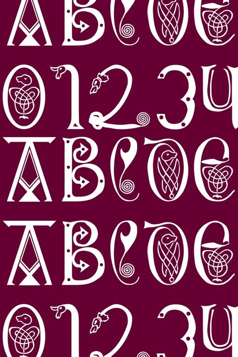 Anglo-Saxon, 8th c | Anglo saxon, Free fonts download, Viking art