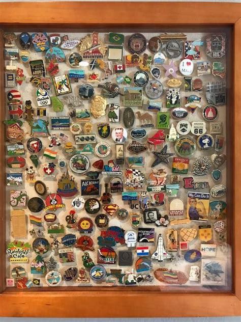impressive pin collection     customers pin