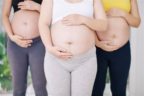 pregnant belly shapes  sizes nurture