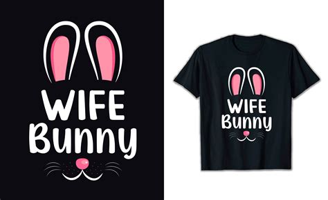 Wife Bunny Graphic by Bestteeshirtdesigns · Creative Fabrica