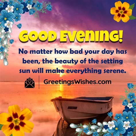 Good Evening Messages For Friends - Greetings Wishes