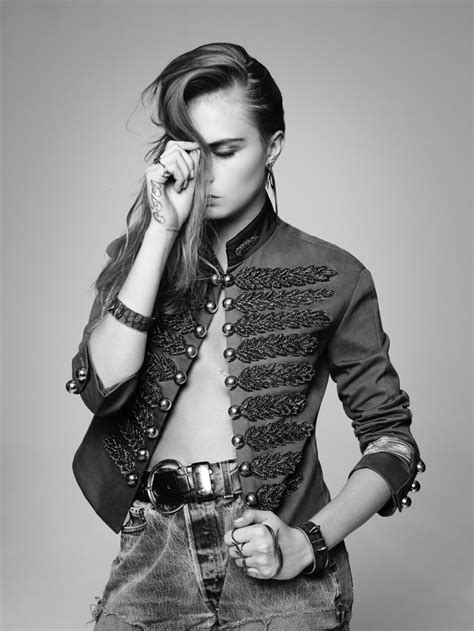 Cara Delevingne Brings Rock & Roll Attitude to Cover Shoot of L'Express ...