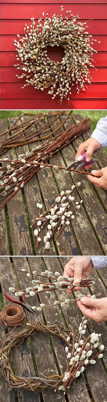 Make a Beautiful Pussy Willow Wreath