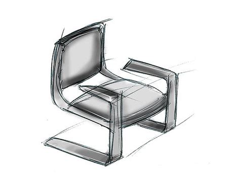 Office Chair Sketch at PaintingValley.com | Explore collection of ...