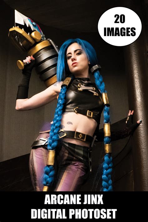Arcane Jinx from League of Legends- Digital Photoset — Tiffany Gordon