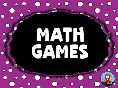 87 best Math Games images on Pinterest