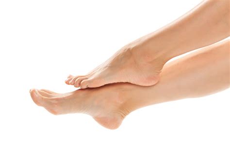 Beautiful Women Feet Isolated On White Closeup Stock Photo - Download ...