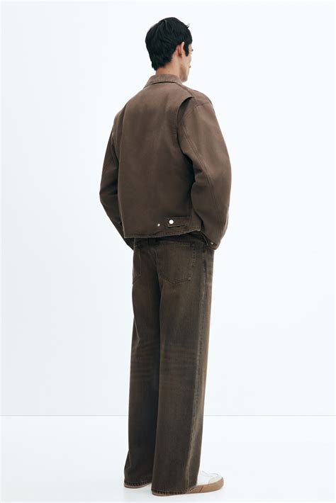 Loose Straight Jeans - Braun - Men | H&M DE