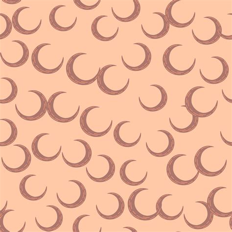 Simple moon silhouettes seamless pattern. 28185967 Vector Art at Vecteezy