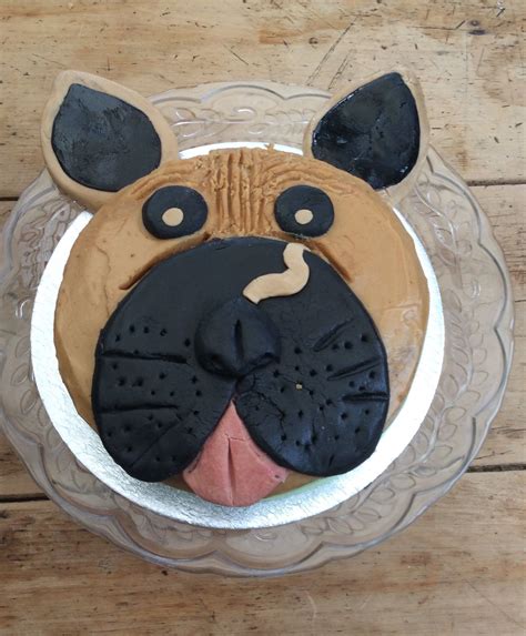 Adorable French Bulldog Birthday Cake