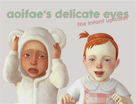 aoifae’s delicate eye recolors → infant update – @ivyandfind on Tumblr