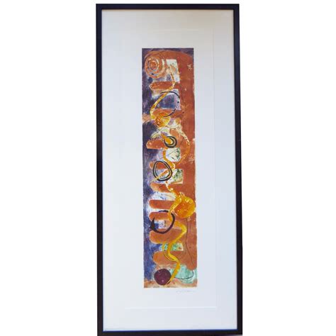 Abstract Monotype Print by Tracey Adams | Chairish