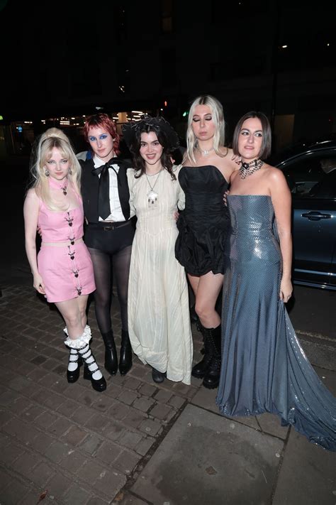 Georgia Davies, Abigail Morris, Aurora Nishevci, Emily Roberts and