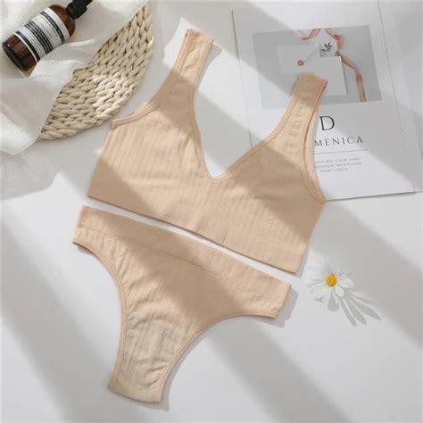 Комплект женского бесшовного нижнего белья finetoo XL, цена 332 грн ...