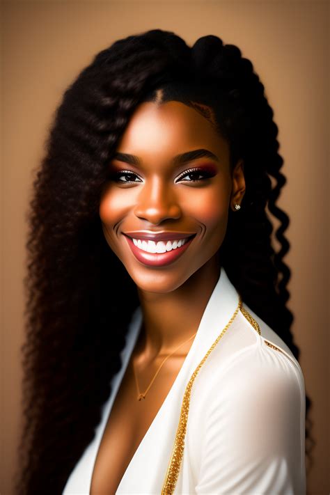 Lexica - Portrait of a uniquely pretty 20 year old black girl