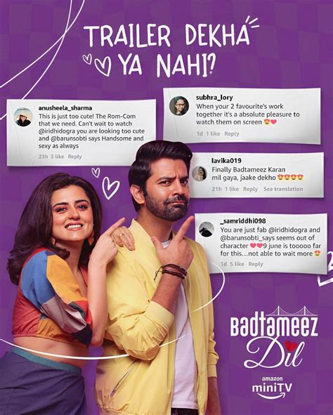 Badtameez Dil Hindi Web Series Streaming Online Watch on Amazon