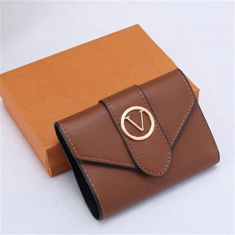 Luxury Designer Wallet With Clare V Coin Purse, Card Holder, And Box ...