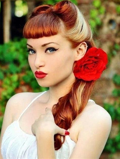 Прически в стиле пин ап: фото, изображения и картинки