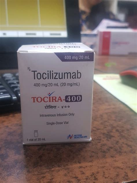 Tocilizumab Injection, 400mg at ₹ 36300/vial in Nashik | ID: 24294827030