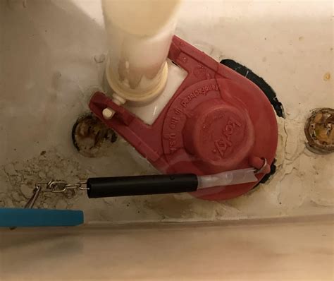 I used small tubes to keep the flapper from getting stuck to chain and