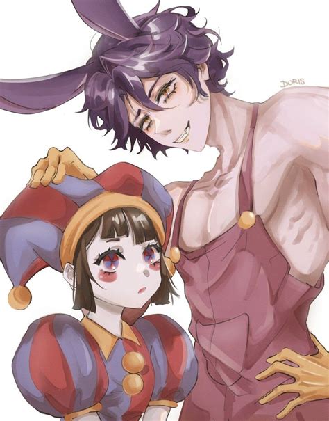 Digital Circus Pomni X Jax Kiss