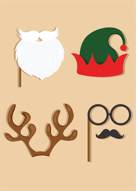 Printable Christmas Picture Props | Rossy Printable