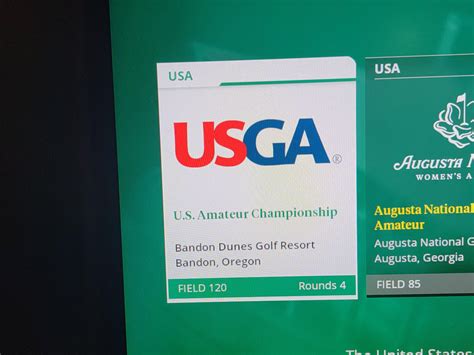 The US Amatuer is match play, is it not? : r/EASportsPGATour