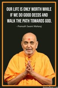 Pramukh Swami Maharaj inspirational quotes poster (12x18 inch) Fine Art Print - Shatavdhani team ...