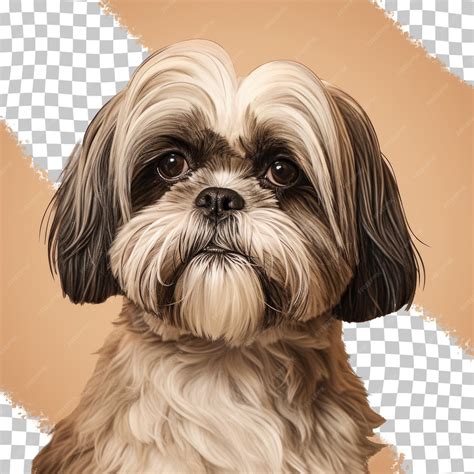 Premium PSD | Shih tzu photo alone on transparent background