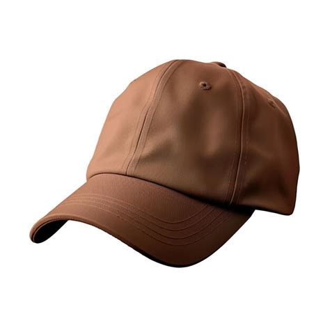 premium ai image brown hat