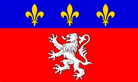 Рона Альпы Флаг Регион · Бесплатная векторная графика на Pixabay