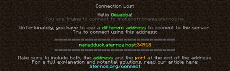 IP - Server - Aternos Community