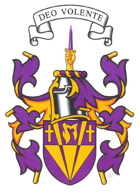 Coat of arms of Doctor Joseph Morrow, the current and thirty-eighth ...