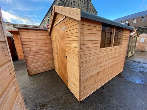 Pinelap Heavy Duty Sheds All sizes Garden Sheds (New) Rustic 19mm thick cladding | in Low Moor ...